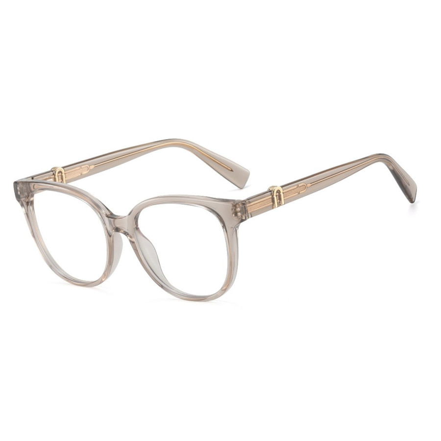 Montura Óptica Gris Traslúcida – Estilo Moderno
