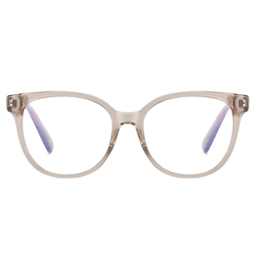 Montura Óptica Gris Traslúcida – Estilo Moderno